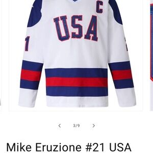 USA Hockey Team Sweater - White, Blue, Red